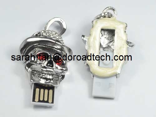 Cool Masking Jewelry USB Flash Drives, 100% Original Real Capacity USB Memory Sticks