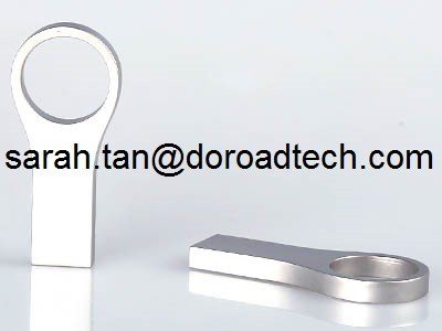 New Style High Quality Mini Metal USB Flash Drive with Ring
