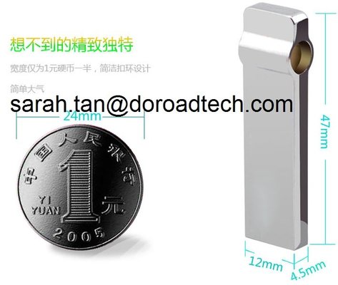 Metal Portable Keychain USB Flash Drive