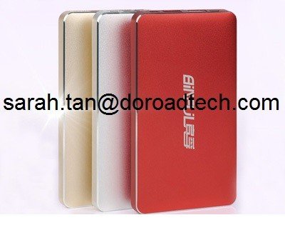 Factory Direct Hot Selling 12000mAh Fashionable Portable Ultrathin Metal Power Bank
