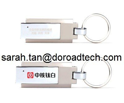 Wholesale New USB Flash Drive Metal Swivel USB2.0 Flash Disk