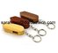 Swivel Wooden USB Flash Drives with Keychain