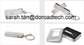 Metal Slim Swivel USB Flash Drive, Lifetime Guaranteed Real Capacity Metal USB Pendrives