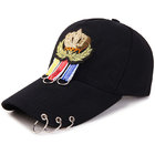 High Quality New Fashion Casual Hip-hop rivets Sport Cap Custom Unisex Ponytail trucker hat color:dark blue  size:adult