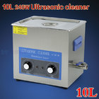 10L 240W Desktop stainless steel ultrasonic cleaning mechine for medical ware