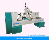 Automatic Wood Lathe for Oak Stair Spindles and Wooden Banister Making