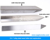 Wood lathe cutting tools 3 in 1 HSS Cutters