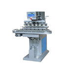 Big Semi-automatic six color pad printing machine with conveyor