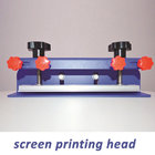 cheap manual 4 color 1 station rotary screen printing machine for sale
