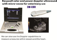 Easywell Color Doppler veterinary ultrasound EW-C8V with micro-convex probe for vessel and hearts and abdomen of animals