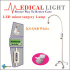 Full Aluminum Alloy Metal Steering Lamphead LED Surgical Lamp Ks-Q6b White Color Stand Type with Inner Battery