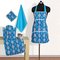 Flower Pattern Adjustable Home Kitchen Cooking Apron with Pockets for Women and Men supplier