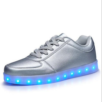 China Simulation Led Light Up Sneakers , High Elastic Silver Light Up Sole Shoes supplier
