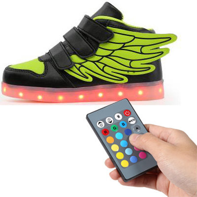China Kids Rechargeable Light Up Shoes , Remote Control Kids Led Light Up Shoes supplier