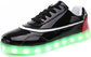 Full Color Rechargeable LED Sneakers App Wireless Control Wear - Resistant supplier
