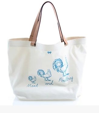 cotton shopping tote bag