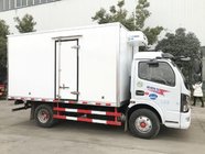 4 X 2 Light Duty 3 Ton Refrigerator Van Truck Dongfeng Cooling Van Truck