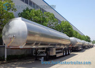 3 Axles 45000  liters Steel Aluminum  Oil Diesel Fuel Tanker Tank Semi Trailer with Best Price