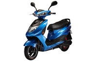 China 1200W Blue Adult Electric Motorcycle with 60V / 20Ah lead-acid battery distributor