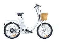 China Cute 9Ah 22'' city electric hub motor bicycle 250 Watt e bike for women distributor