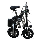 China Smallest Folding Electric Bike , 12 inch fold up electric bicycle with  li-ion Battery 36V distributor
