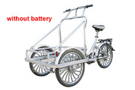 China Electric Cargo Tricycle with Cabin , Man-powered Ice Cream Tricycle distributor
