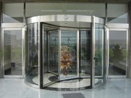 3/4 Wings Automatic Revolving Doors with Aluminium Alloy Framed Revolving Exterior Commercial Glass Door