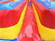 0.55mm PVC vinyl material used inflatable slide, 7m high inflatable fun slide inflatable dry slide for children