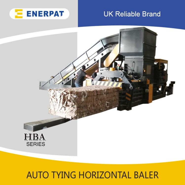 Automatic China Factory cardboard horizontal baling press machine with CE