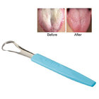 Stainless Steel Tongue Scraper Cleaner Fresh Breath Tongue Scrapers Medical Grade Metal Tongue Scraping Cleaner