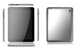 China 8 inch RK3066 Dual core tablet pc Dual camera 1GB /8G WIfi metal case(M-80-RK3) supplier