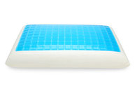 Comfort Square Memory Foam Pillow With Cooling Gel , Gel Top Memory Foam Pillow