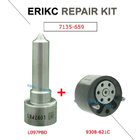 ERIKC delphi Overhaul Repair Kit 7135-659 Valve 9308-621C 28239294 Nozzle L097PBD for EJBR02801D 3601D  HYUNDAI