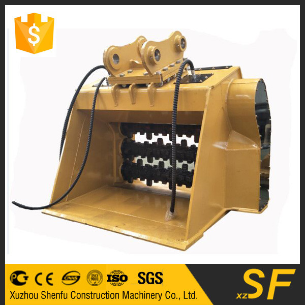 Quality factory supplied Construction spare parts of excavator crusher bucket fit for JCB240