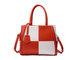 Famous Brand Contrast Color Grid Platinum Bag , Women ' S Over Shoulder Handbags supplier