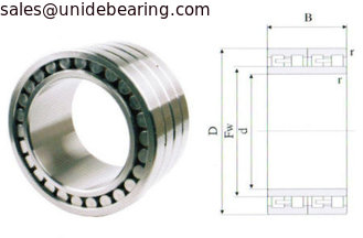 China Cylindrical roller bearing,four row 527104 supplier