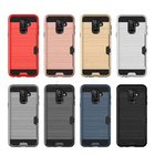 Colorful Metal Brushed with Side Card Pocket Function  Protective Shell For IphoneXS IphoneXS MAX IphoneXR Iphone8 Plus