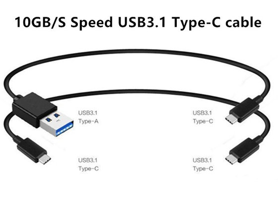 China Mobile Charging Cable Type C USB 3.1 Length Optional For Macbook Smartphone supplier