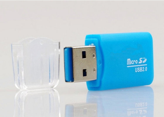 China Microsdhc / MicroSD USB Smart Card Reader Easy Installation SD Memory Card Reader supplier