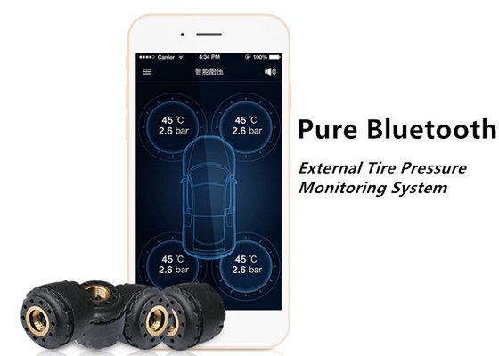 China IOS Android Bluetooth Tire Pressure Monitoring System Car TPMS External Sensor supplier