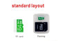 Transparent Color Memory Card Package 48 X 39 X 7.5mm 6.5g With PP Material supplier
