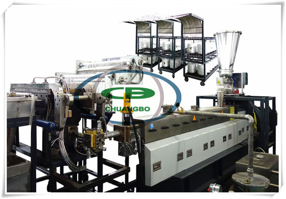 China Hign-Tech Engineering Auto Parts Polypropylene Reinforced Long Glass Fiber PP LFT-G granules making machine supplier