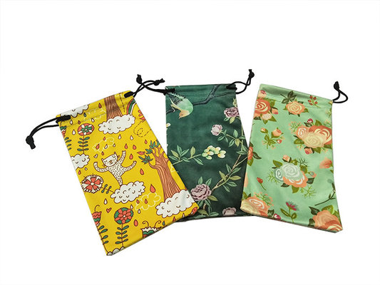 China Natural Digital Pringting Glasses Pouch Case 100% Polyester Eco-friendly supplier