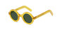 Acetate Polarized Sunglasses Women Men Round Transparent  clear Sun Glasses fashion Unisex eyewear brand design frame supplier