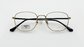 Non Prescription Glasses Frame Titanium Optical Eyeglasses for Men/Women with Groves Lined Creative Designer Eyewear supplier