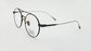 Retro Round Double Bridge Optical Frame High-end Pure Titanium Eyeglasses with clear lenses Anti blue Reading Glassses supplier