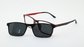 Clip On Polarized Sunglasses [Blocking UV] Classic Sun Glasses for Men/Women with magnet clip on supplier