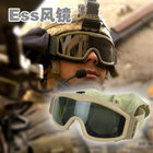 ESS CS outdoor goggles desert windproof goggles tactical 3 lense  Tactical Glasses Eyewear