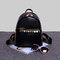 High-Grade Pu Backpack Bags With Leather Rivet Lovely Mini Backpack