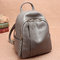 2017 The New Female Cowhide Leather Backpack Lovely Fashion  Leisure Travel Bag